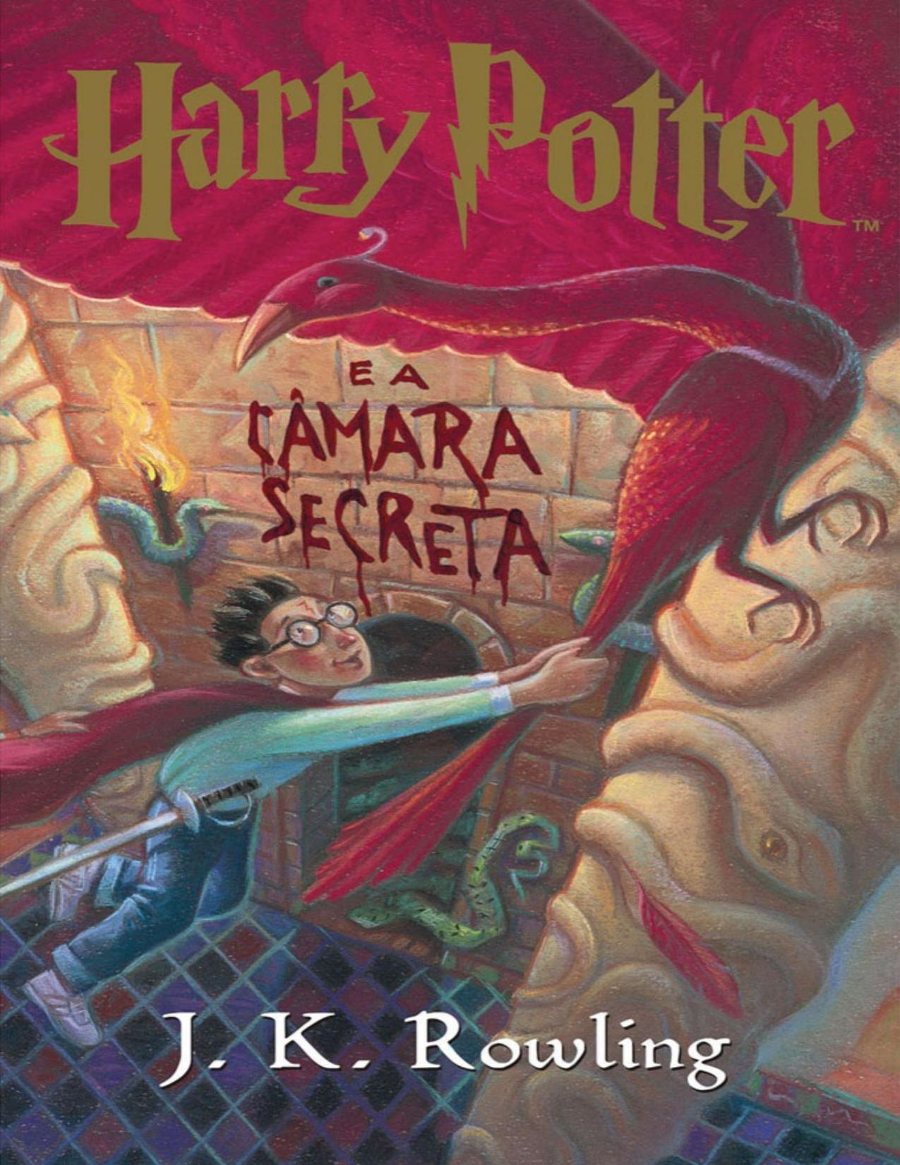 Capa do livro Harry Potter e a Câmara Secreta, de J. K. Rowling