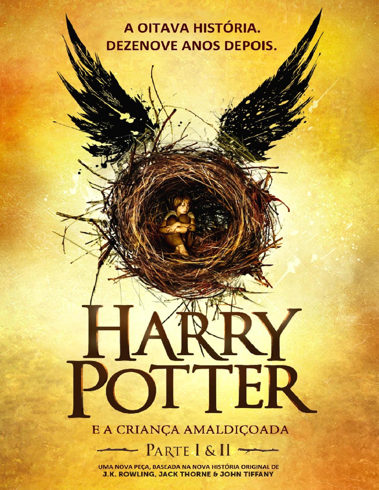 Capa do livro Harry Potter e a Criança Amaldiçoada, de J. K. Rowling