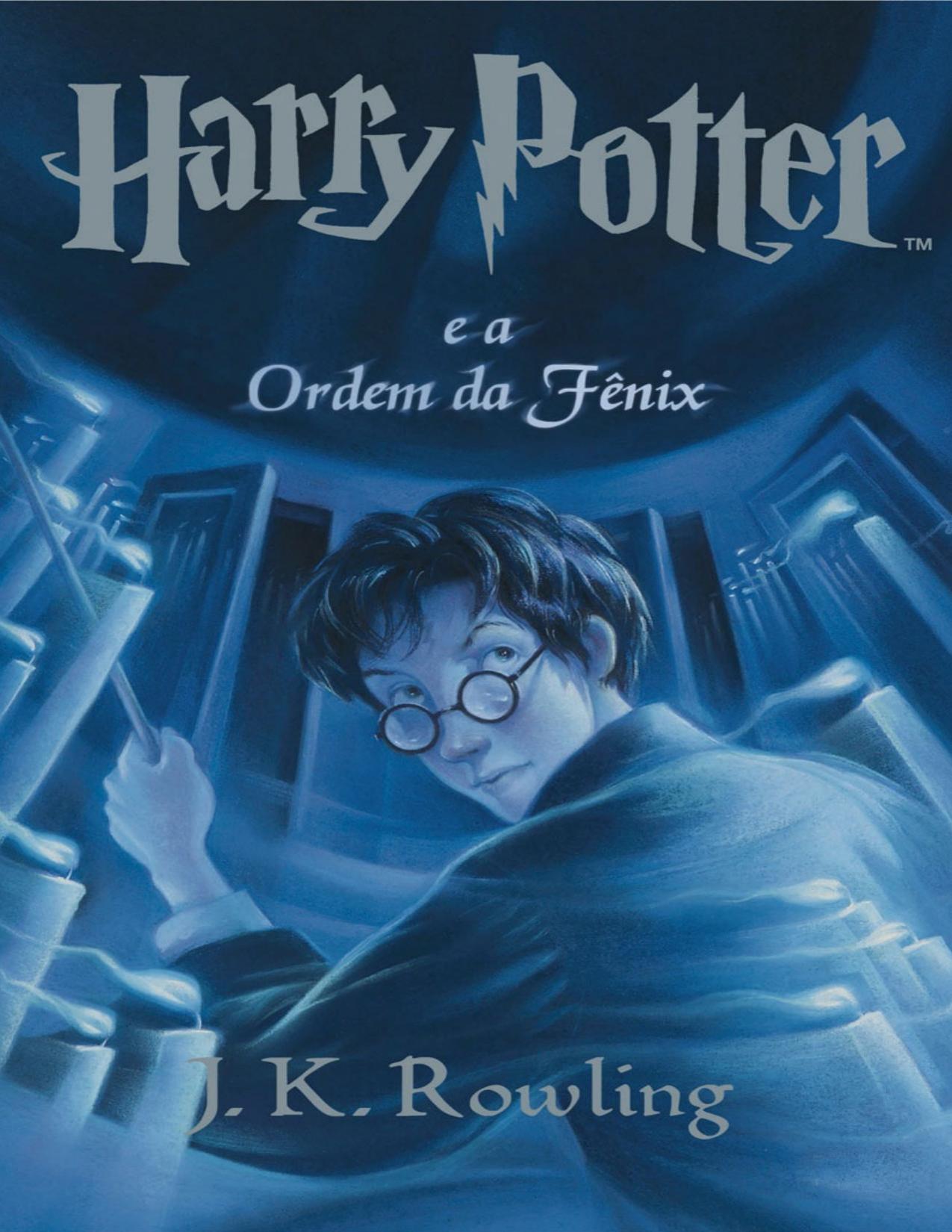 Capa do livro Harry Potter e a Ordem da Fênix, de J. K. Rowling