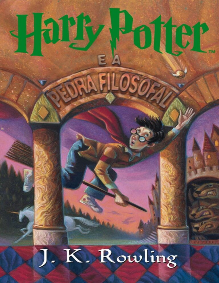 Capa de Harry Potter e a Pedra Filosofal