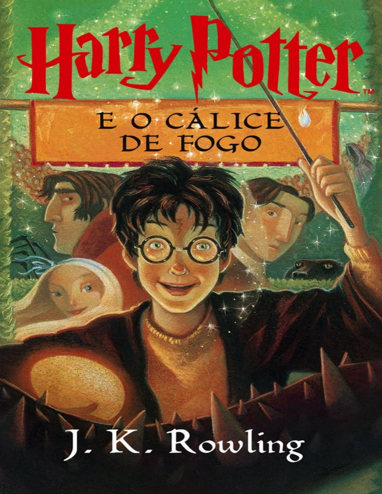 Capa do livro Harry Potter e o Cálice de Fogo, de J. K. Rowling