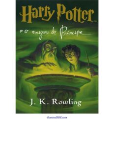 Capa do livro Harry Potter e o Enigma do Príncipe, de J. K. Rowling