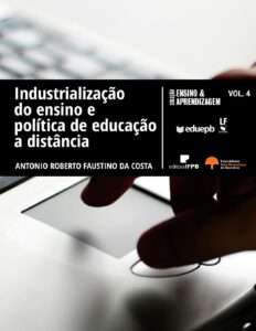 Capa do livro Industrialização do ensino e política de educação a distância, de Antonio Roberto Faustino da Costa
