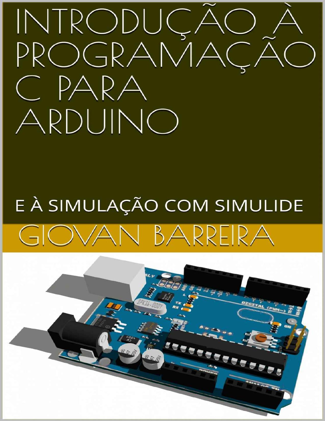 Capa do livro Introdução à programação C para Arduino, de Giovan Barreira