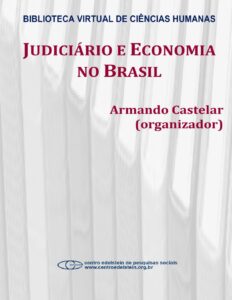 Capa do livro Judiciário e economia no Brasil, de Armando Castelar