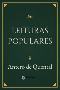 Capa do livro Leituras Populares, de Antero de Quental