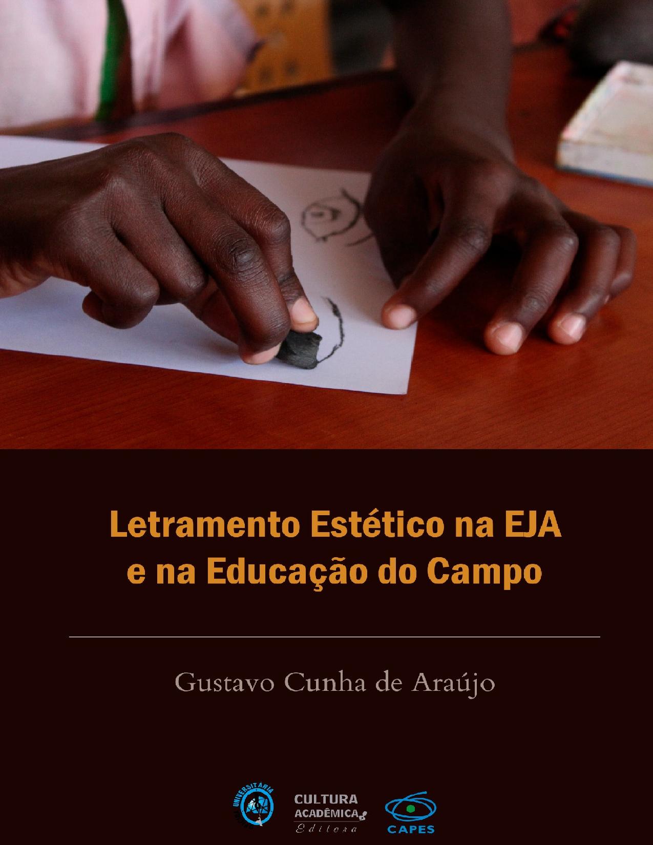 Capa do livro Letramento Estético na EJA e na Educação do Campo, de Gustavo Cunha de Araújo