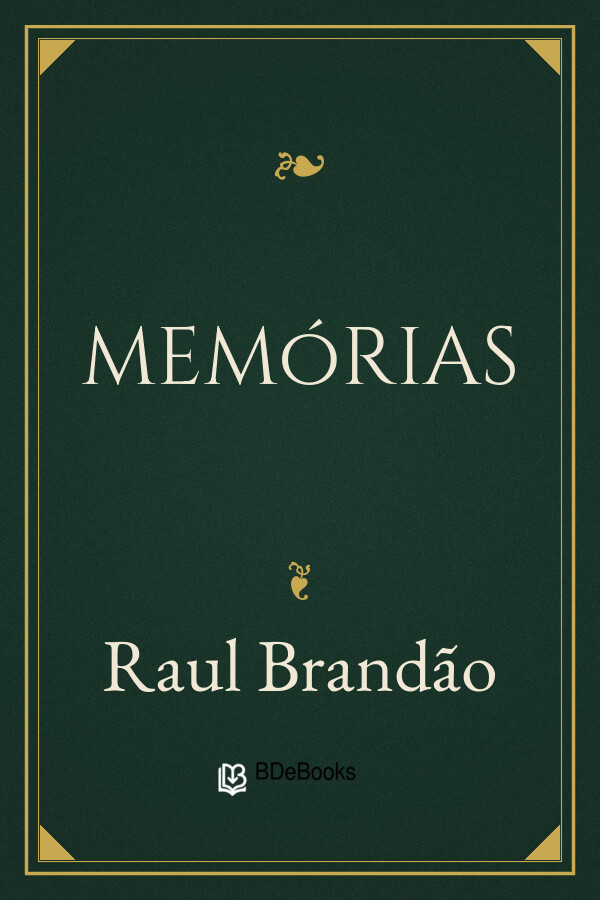Capa do livro Memórias, de Raul Brandão
