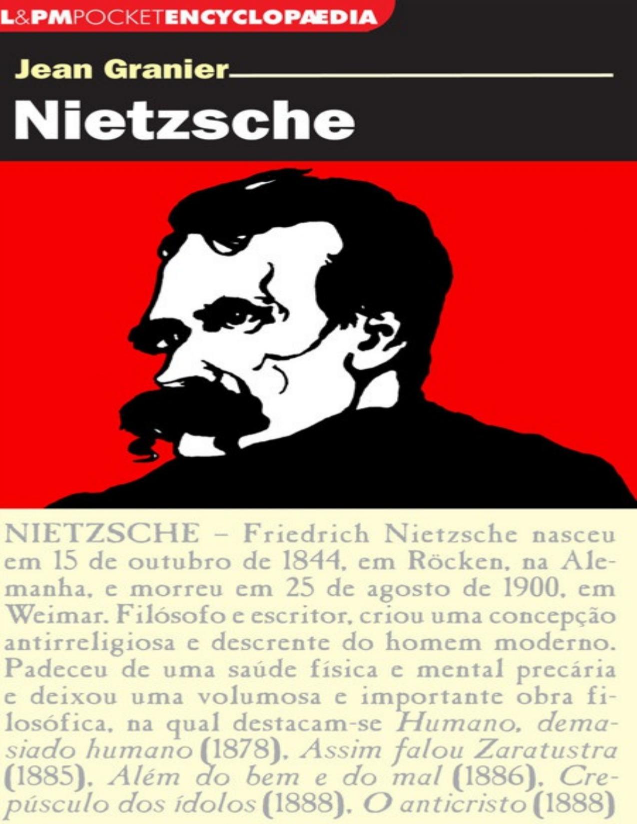 Capa do livro Nietzsche, de Jean Granier