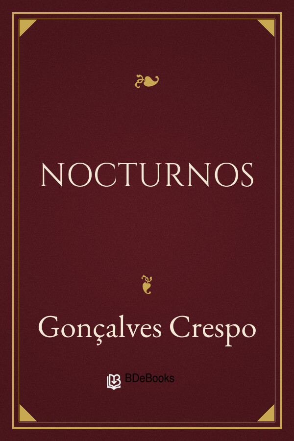 Capa do livro Nocturnos, de Gonçalves Crespo