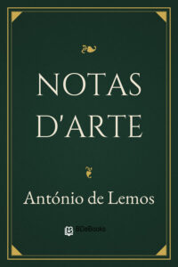 Capa do livro Notas d'arte, de António de Lemos