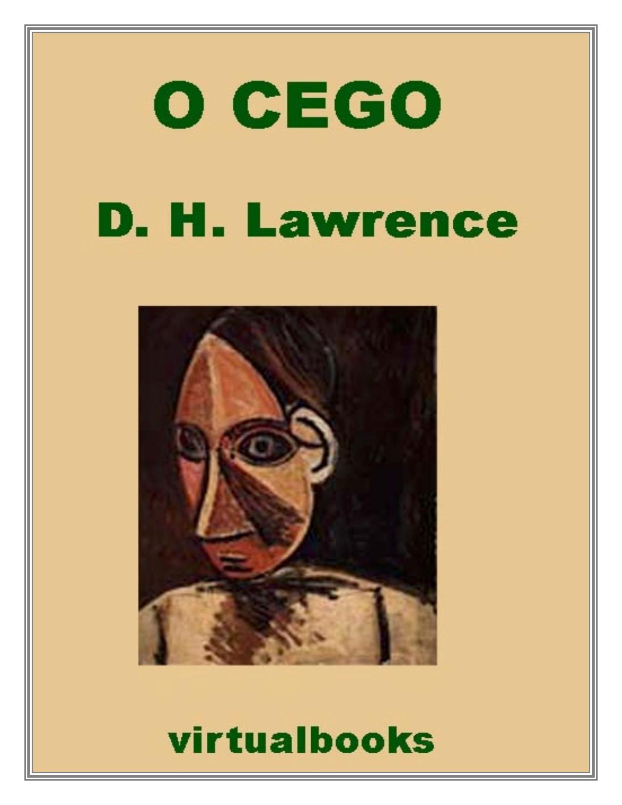 Capa do livro O Cego, de D. H. Lawrence