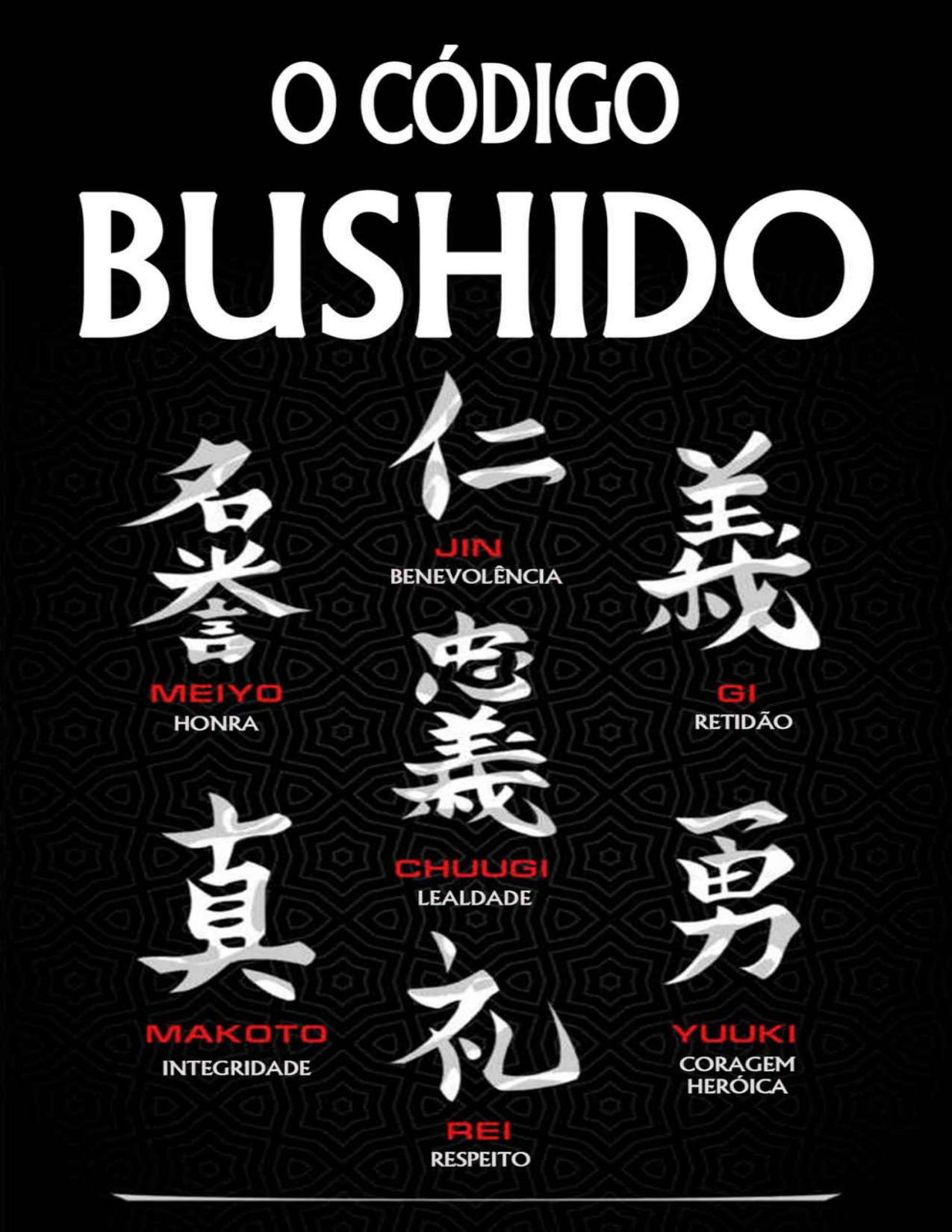 Capa do livro O Código Bushido, de Hiroshi Akira