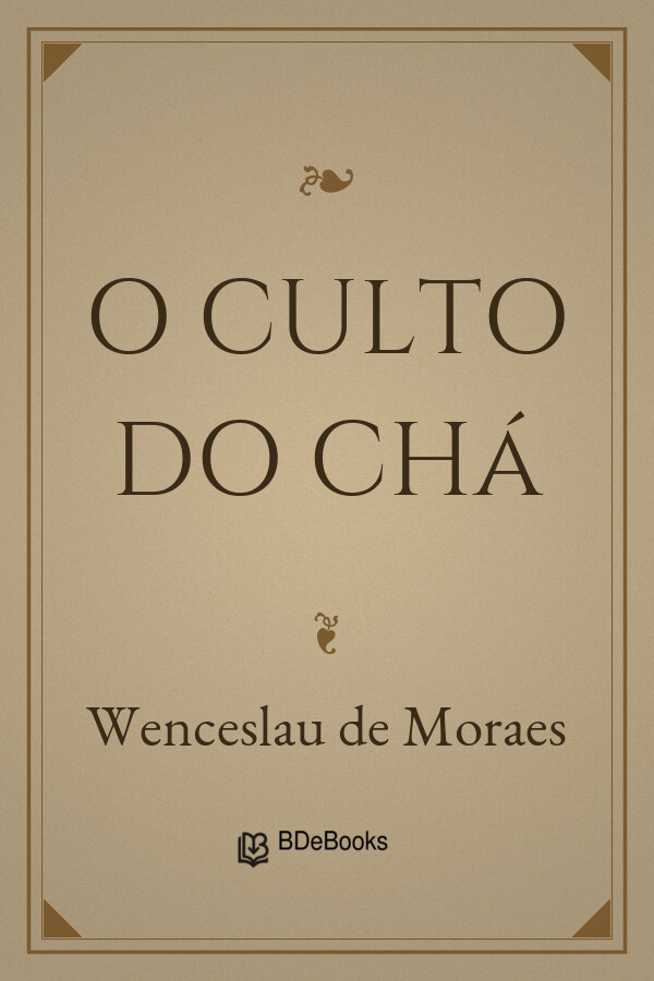 Capa do livro O Culto do Chá, de Wenceslau de Moraes