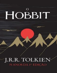 Capa do livro O Hobbit, de J. R. R. Tolkien