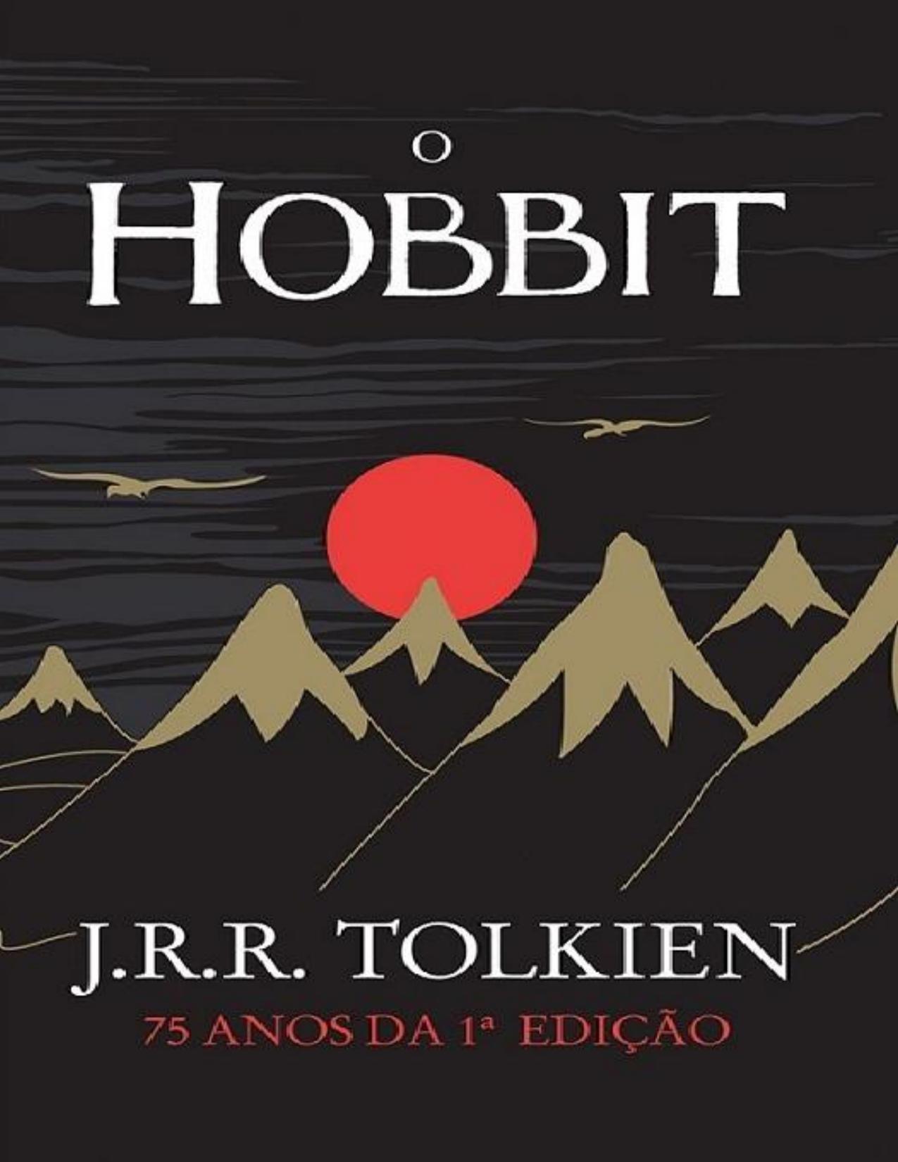 Capa do livro O Hobbit, de J. R. R. Tolkien