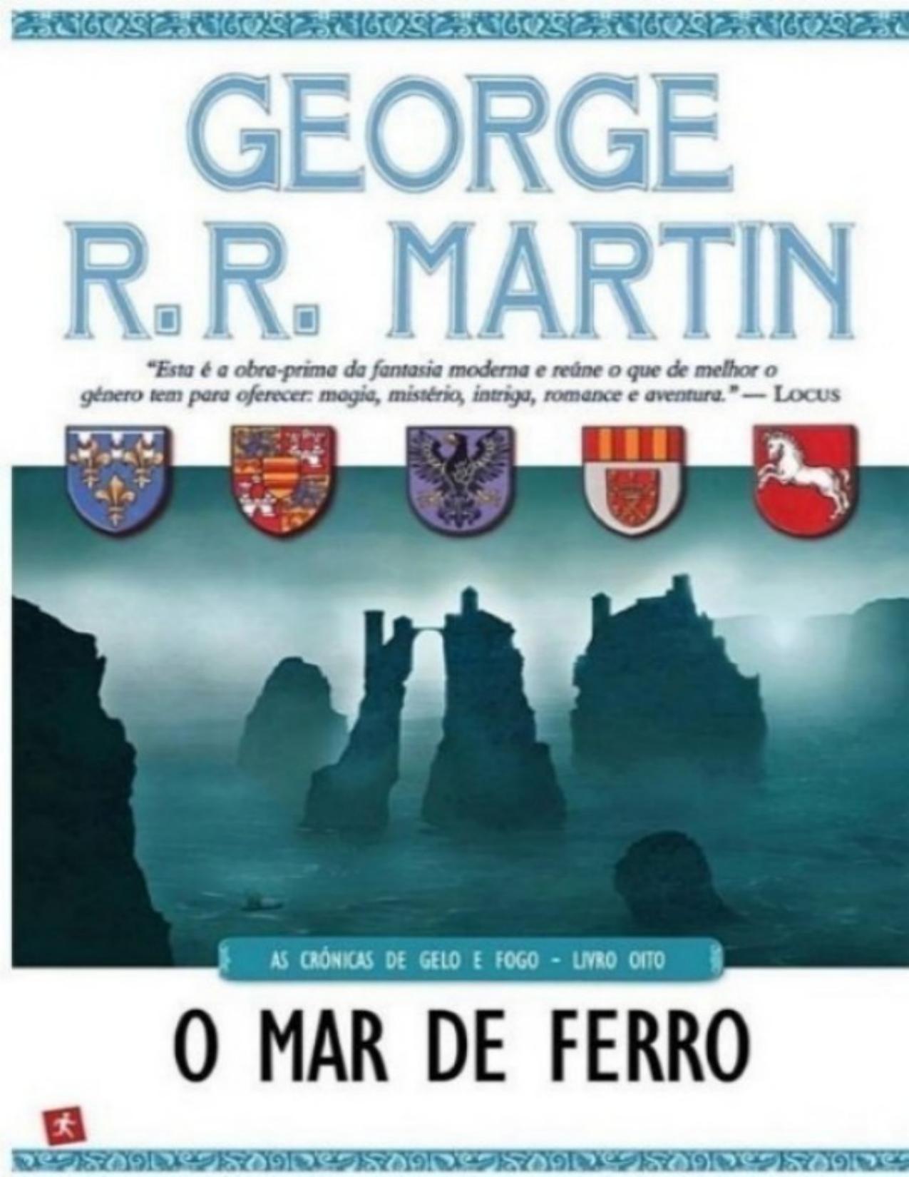 Capa do livro O Mar de Ferro, de George R. R. Martin