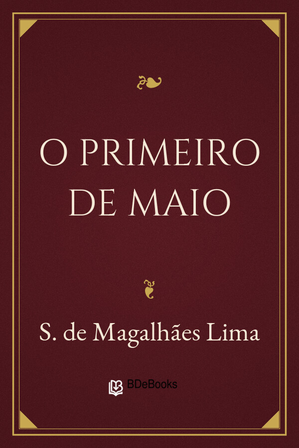 Capa do livro O Primeiro de Maio, de S. de Magalhães Lima