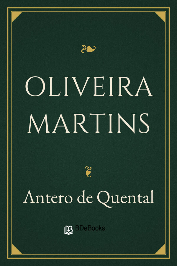 Capa do livro Oliveira Martins, de Antero de Quental