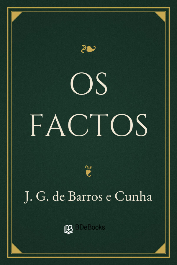 Capa do livro Os factos, de J. G. de Barros e Cunha