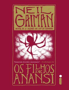 Capa do livro Os Filhos de Anansi, de Neil Gaiman