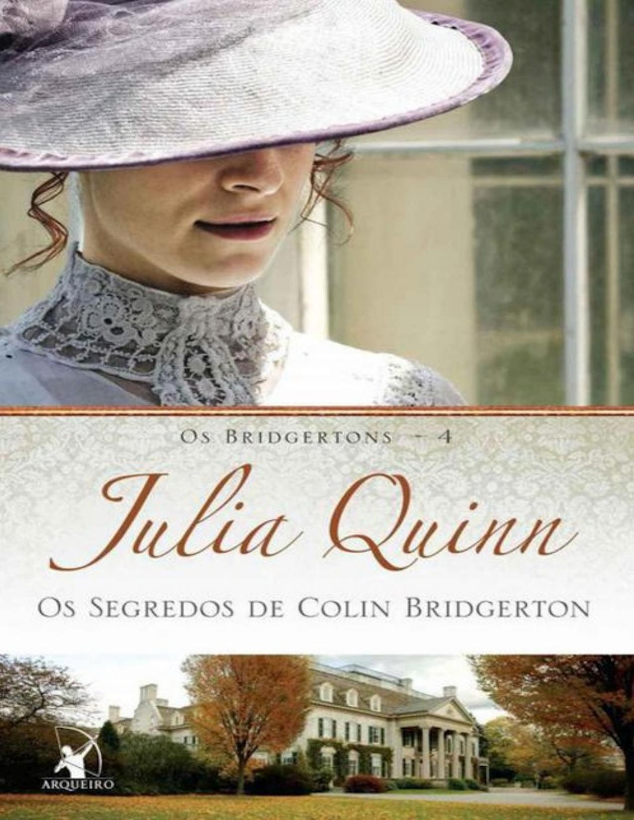 Capa do livro Os Segredos de Colin Bridgerton, de Julia Quinn