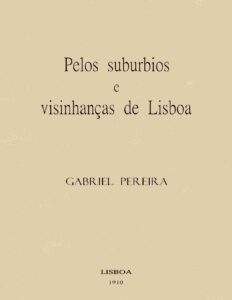 Pelos suburbios e visinhanças de Lisboa by Gabriel Pereira, book cover