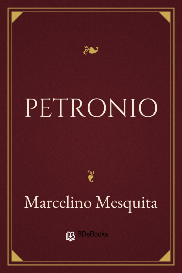 Capa do livro Petronio, de Marcelino Mesquita