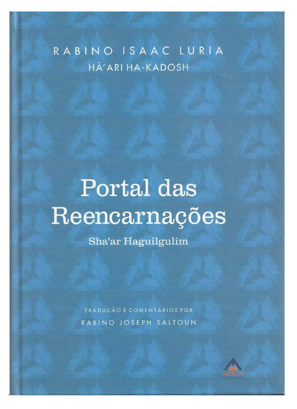 Capa do livro Portal das Reencarnações, de Isaac Luria