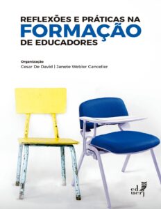 Capa do livro Reflexões e práticas na formação de educadores, de Cesar de David