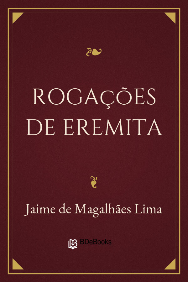 Capa do livro Rogações de Eremita, de Jaime de Magalhães Lima