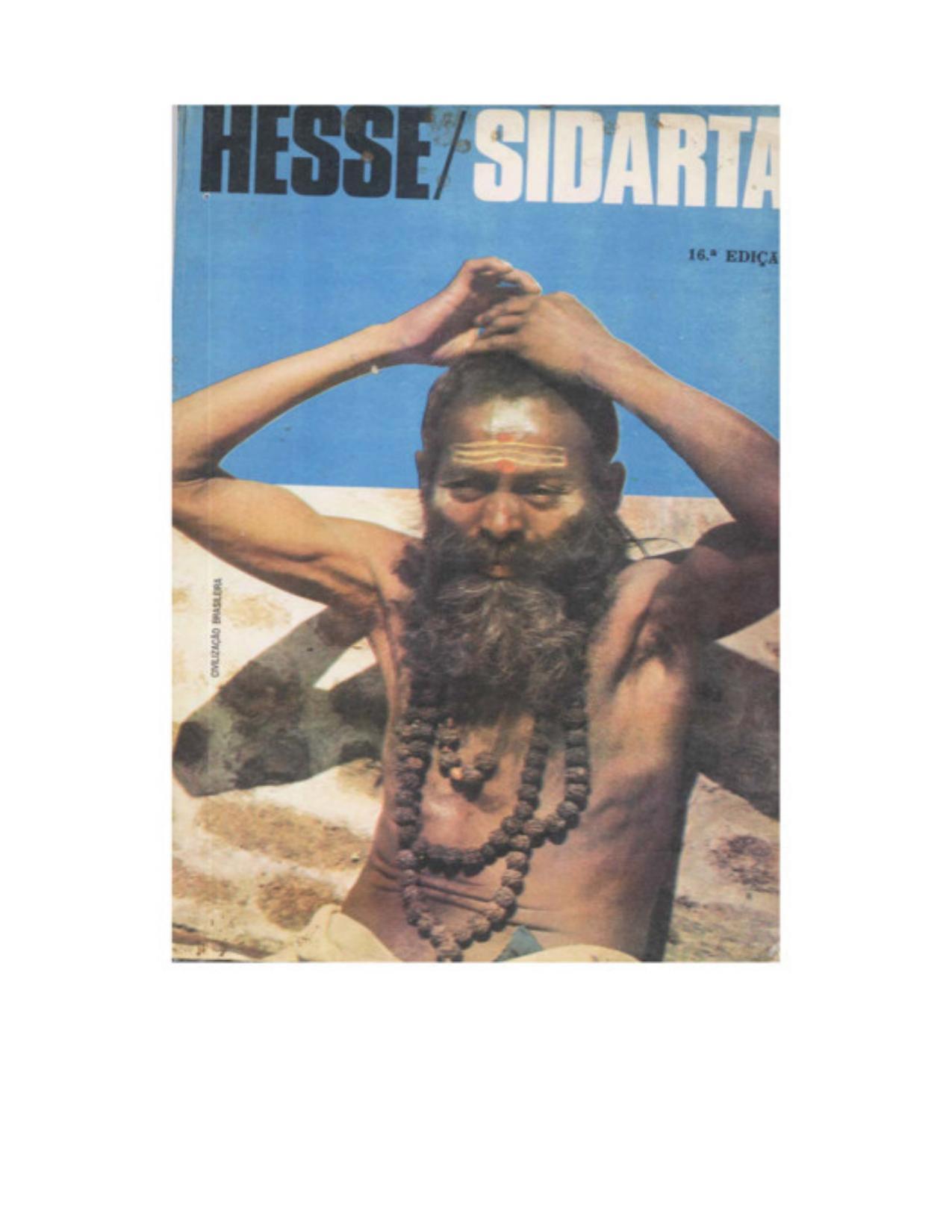 Capa do livro Sidarta, de Hermann Hesse