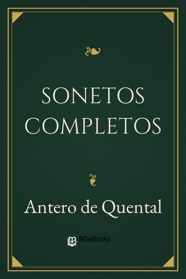 Capa do livro Sonetos Completos, de Antero de Quental