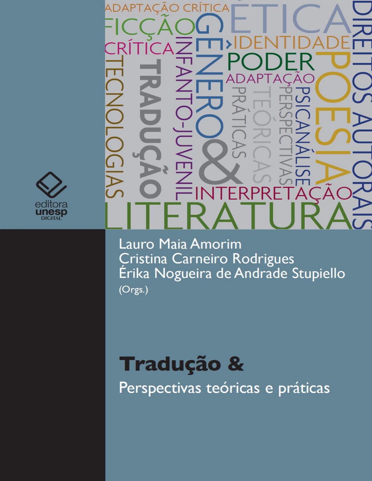 Capa do livro Tradução e perspectivas teóricas e práticas, de Lauro Maia Amorim