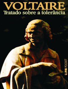 Capa do livro Tratado sobre a Tolerância, de Voltaire