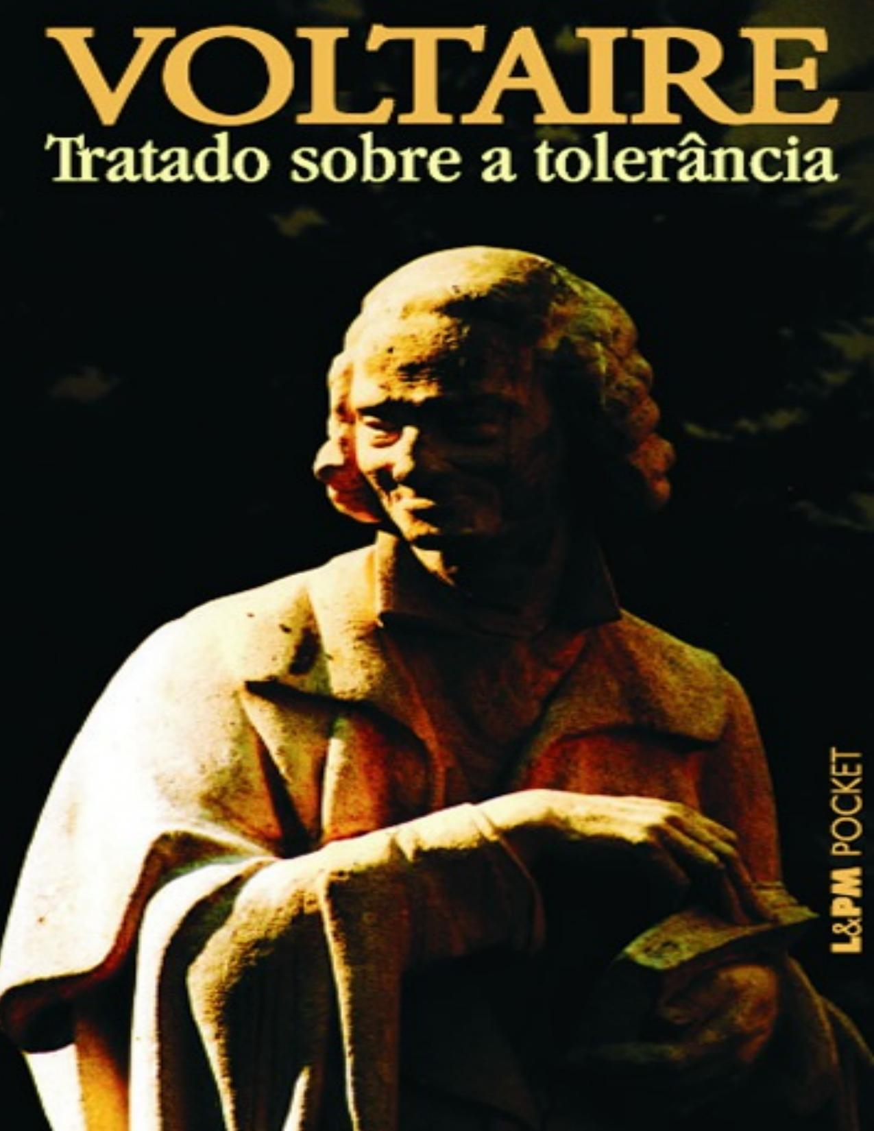 Capa do livro Tratado sobre a Tolerância, de Voltaire