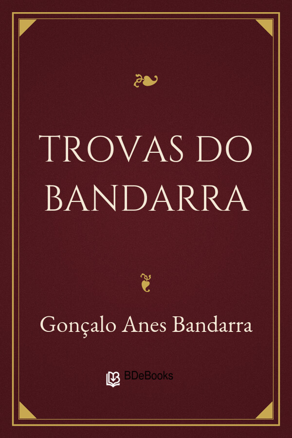 Capa do livro Trovas do Bandarra, de Gonçalo Anes Bandarra