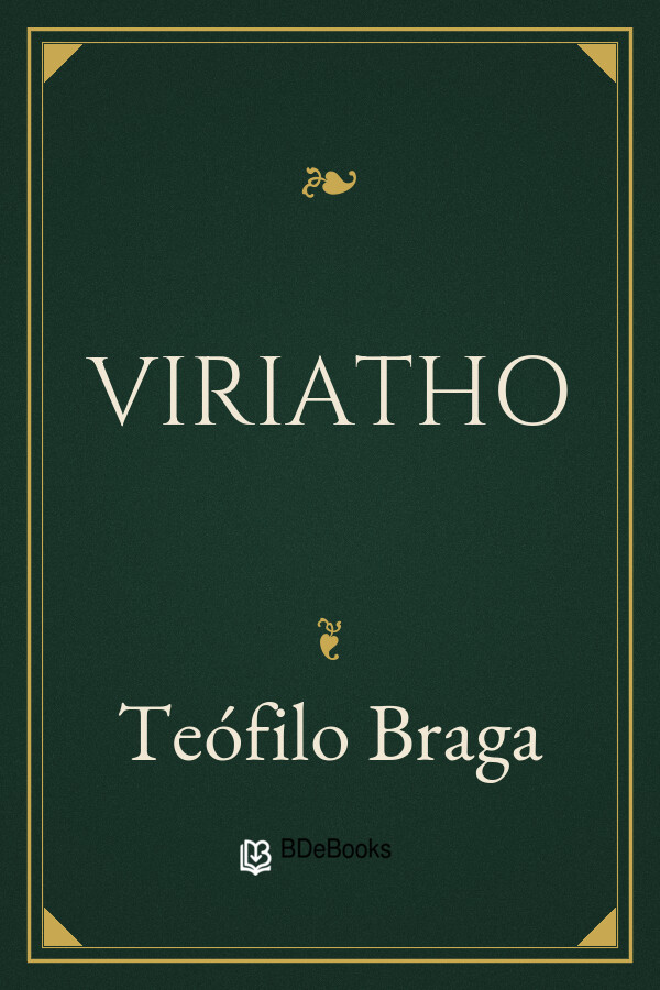 Capa do livro Viriatho, de Teófilo Braga