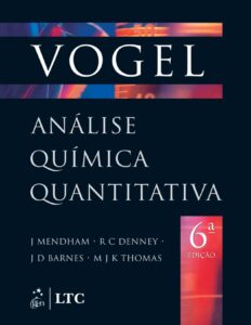Vogel: Análise Química Quantitativa by J Mendham, book cover