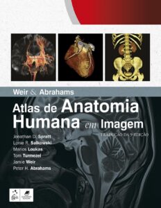 Weir & Abrahams. Atlas de Anatomia Humana em Imagem by Jamie Weir e Peter H. Abrahams, book cover