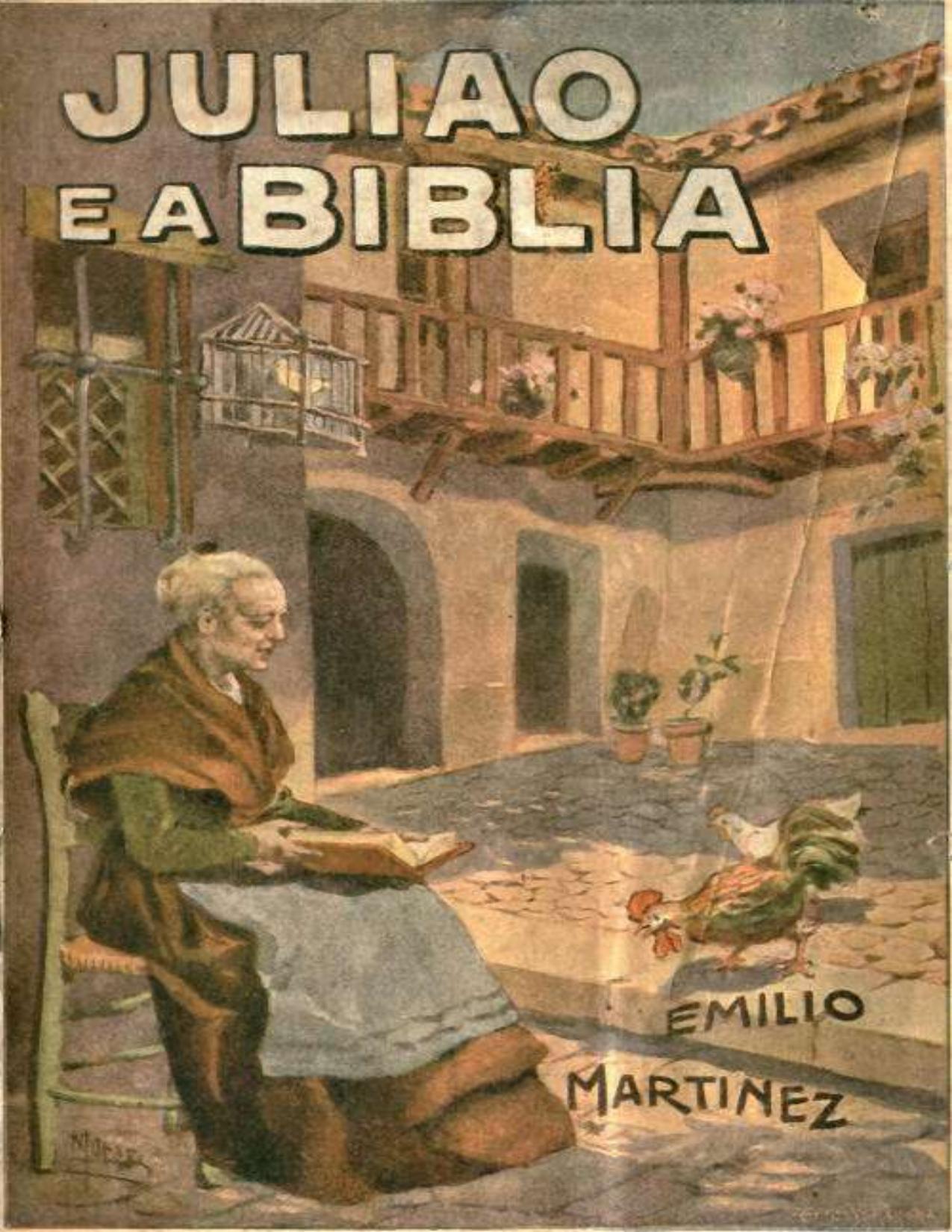 Julião e a Bíblia de Emilio Martínez, capa do livro