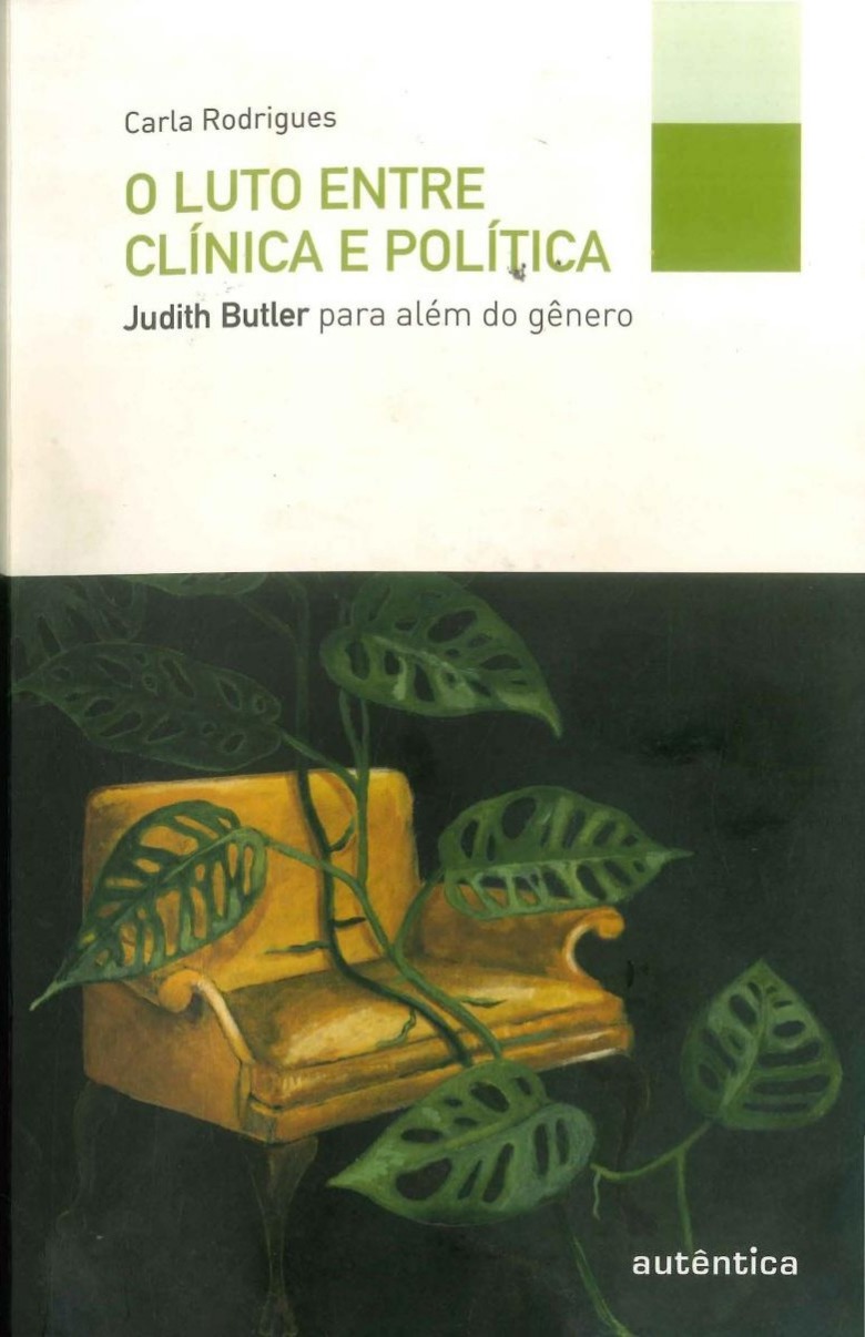 O luto entre clínica e política: Judith Butler para além do gênero de Carla Rodrigues, capa do livro