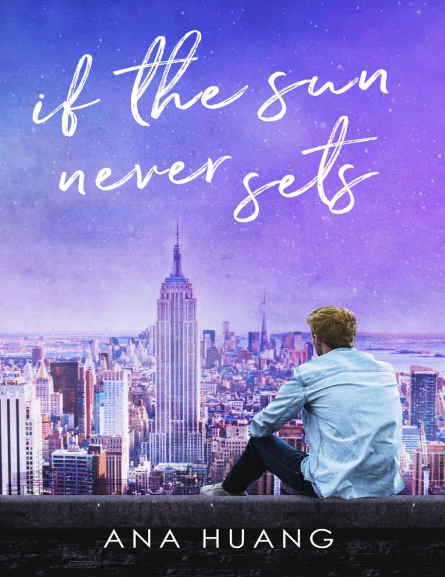 Se o Sol Nunca Se Puser de Ana Huang, capa do livro