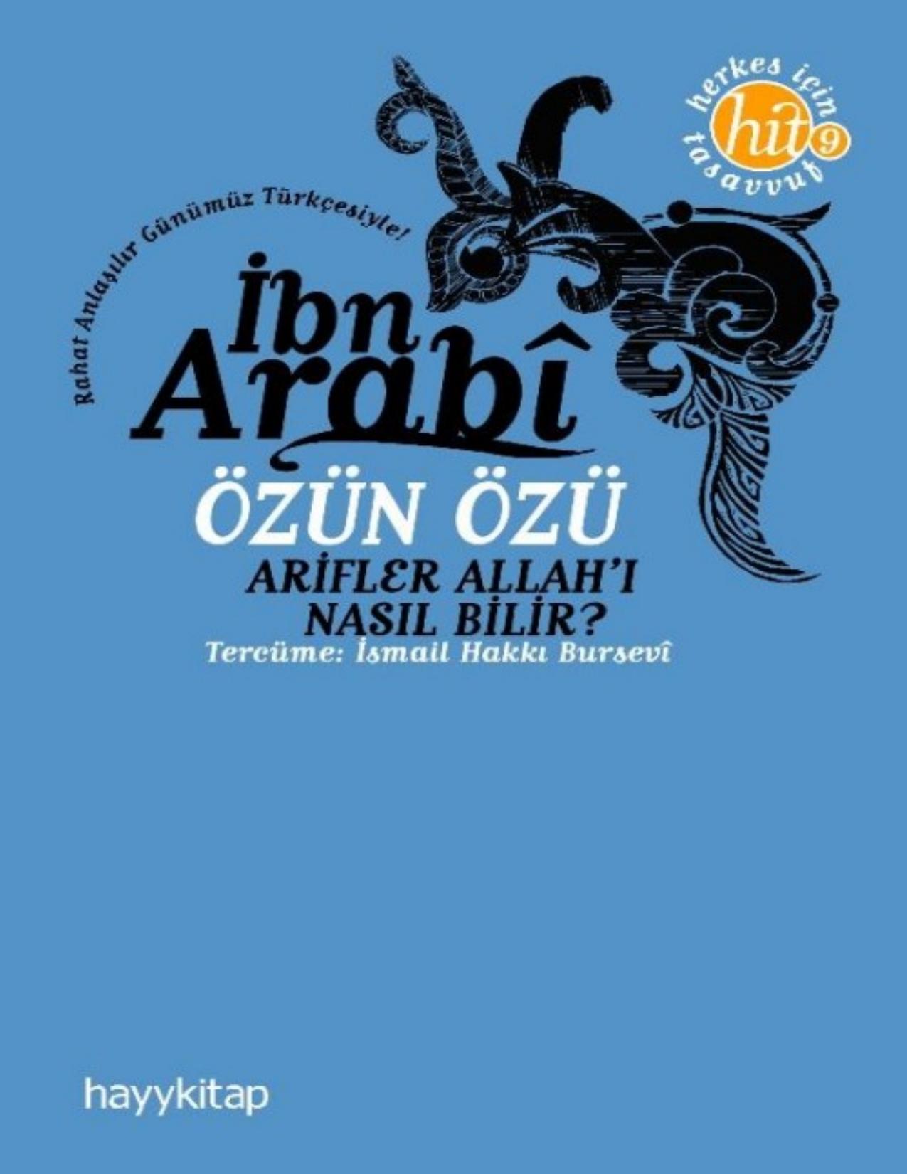 Özün Özü - Muhyiddin İbn Arabî